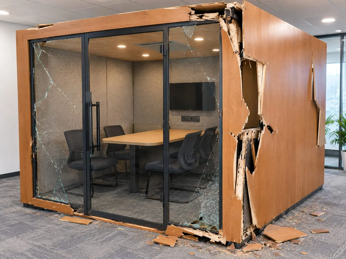 office pods Wood
